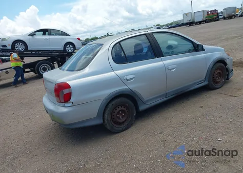 2001 Toyota Echo из США, поврежденный, VIN JTDBT123210123443